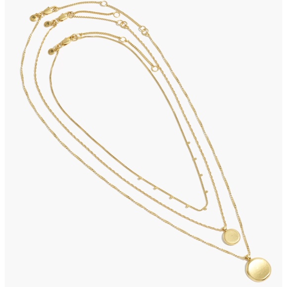 Madewell Jewelry - New MADEWELL Coin Necklace Set